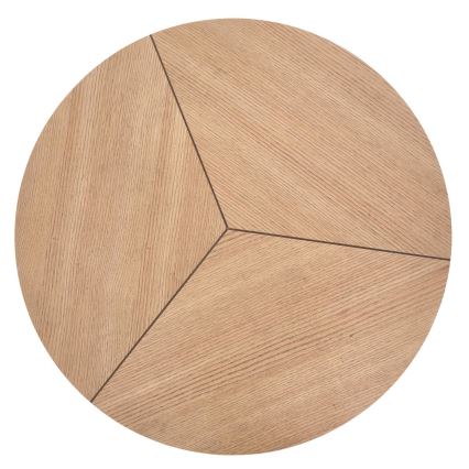 Table basse KARIDA 41x80 cm beige/noir