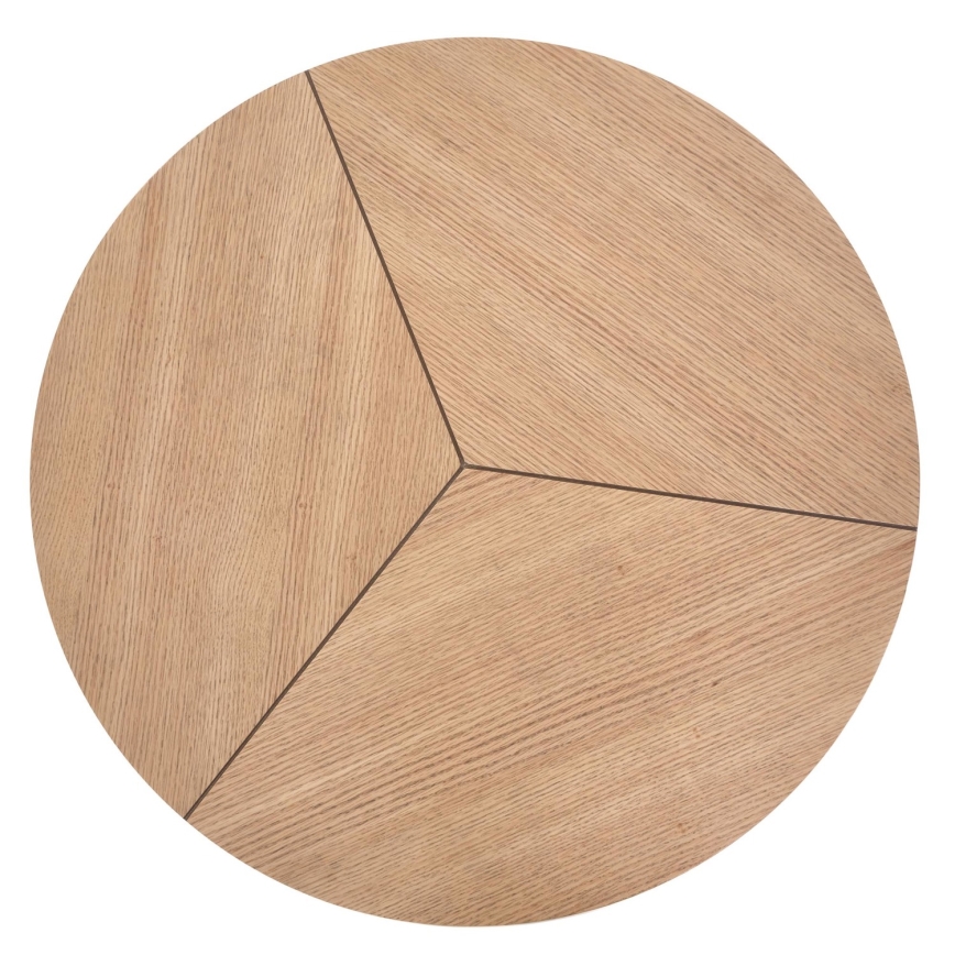 Table basse KARIDA 41x80 cm beige/noir