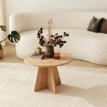 Table basse MUSHROOM 40x60 cm chêne saphir