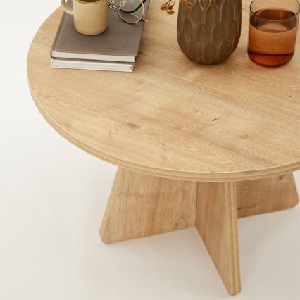 Table basse MUSHROOM 40x60 cm chêne saphir