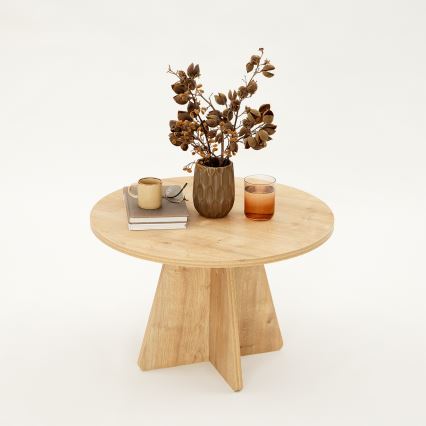 Table basse MUSHROOM 40x60 cm chêne saphir