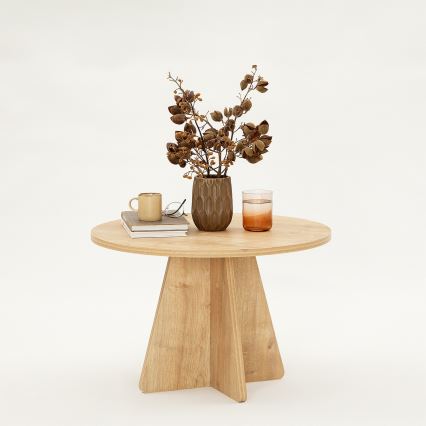 Table basse MUSHROOM 40x60 cm chêne saphir