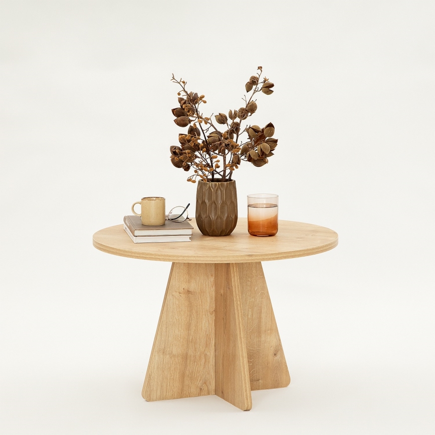 Table basse MUSHROOM 40x60 cm chêne saphir