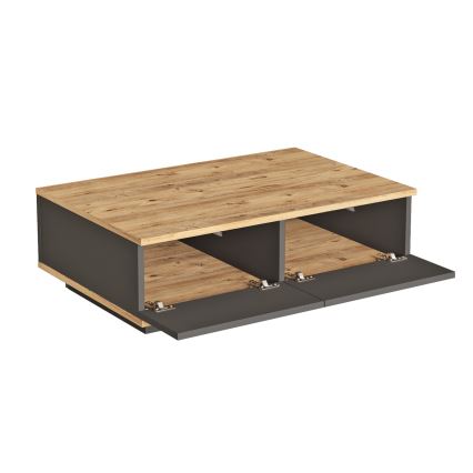 Table basse NEL pin/anthracite