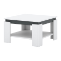 Table basse OLAF blanche/anthracite