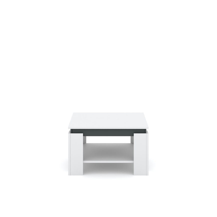 Table basse OLAF blanche/anthracite