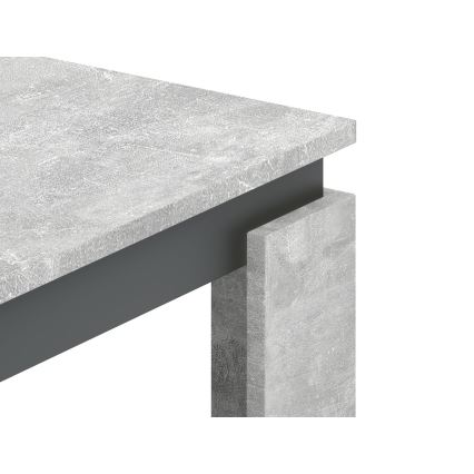 Table basse OLAF gris béton/anthracite