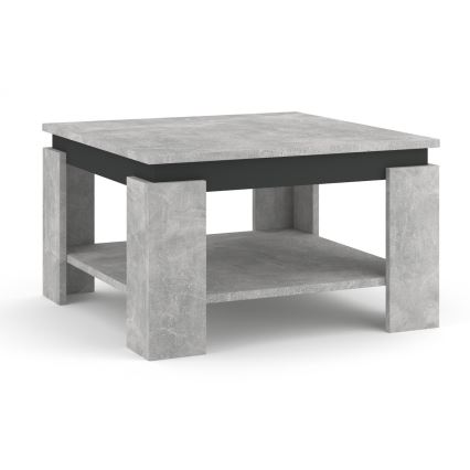 Table basse OLAF gris béton/anthracite