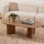 Table basse OVAL 60x120 cm marron