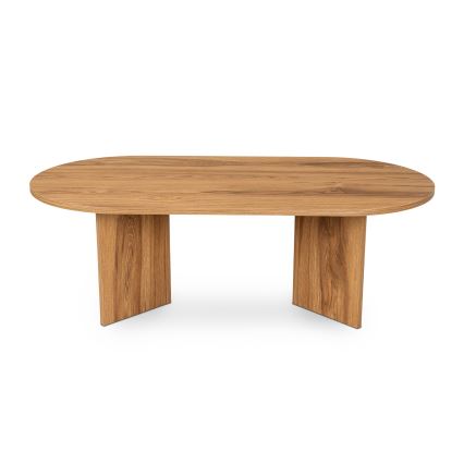 Table basse OVAL 60x120 cm marron