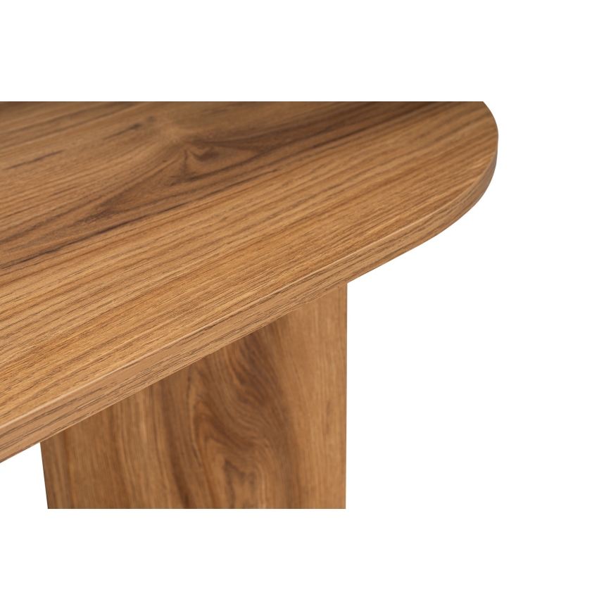 Table basse OVAL 60x120 cm marron