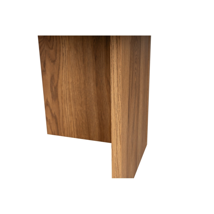 Table basse OVAL 60x120 cm marron