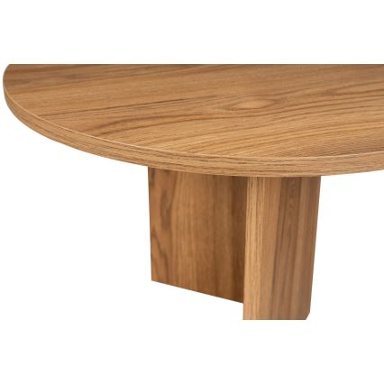 Table basse OVAL 60x120 cm marron