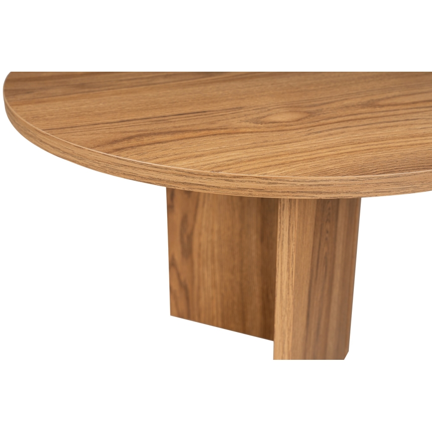Table basse OVAL 60x120 cm marron