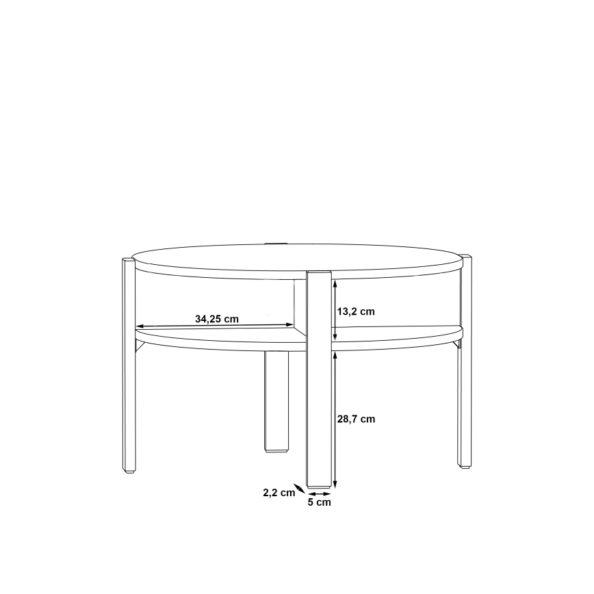 Table basse RINO noire