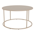 Table basse SARON Ø 80 cm grise