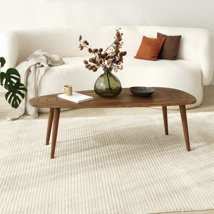Table basse SISI en noyer