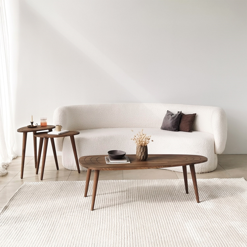 Table basse SISI en noyer