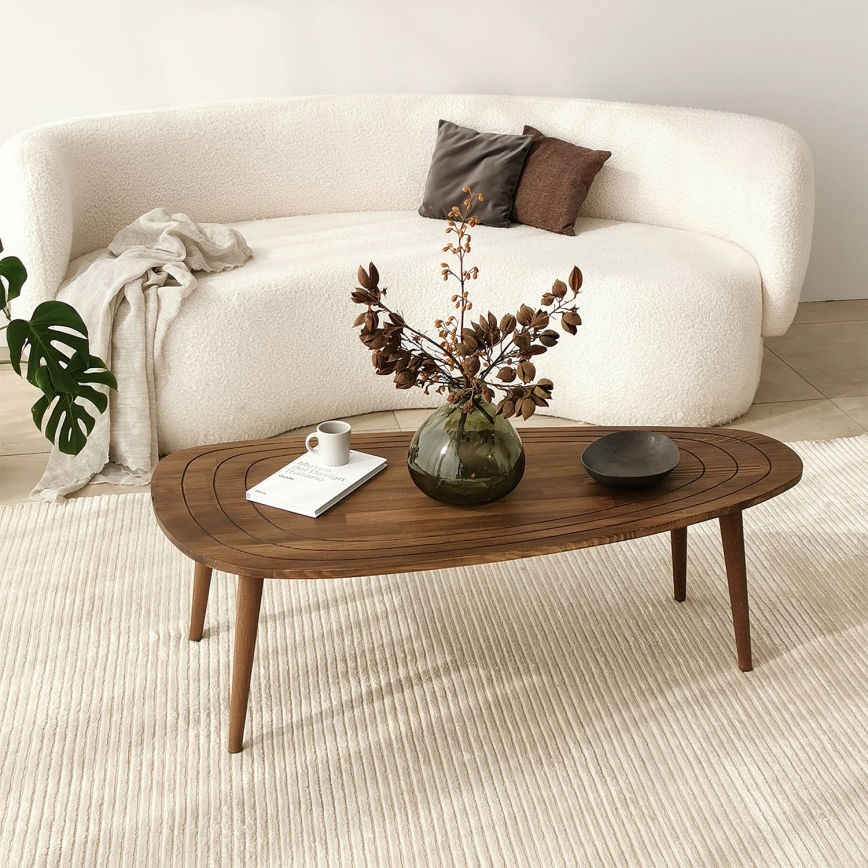 Table basse SISI en noyer