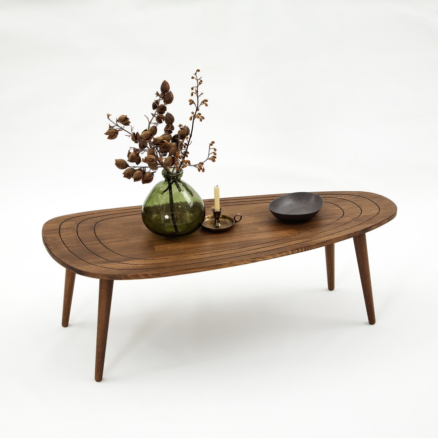Table basse SISI en noyer