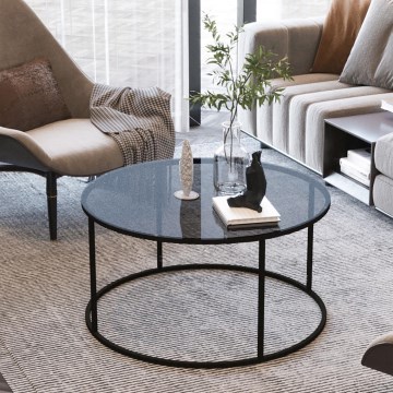 Table basse STARTIS 60x44,8 cm noir