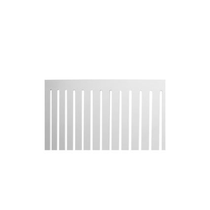 Table basse VELEDE 25x58,5 cm blanc