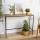Table console CANVAS 80x100 cm pin atlantic/noir