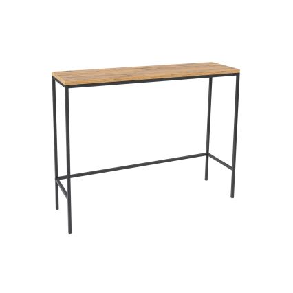 Table console CANVAS 80x100 cm pin atlantic/noir