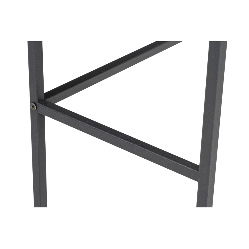 Table console CANVAS 80x100 cm pin atlantic/noir