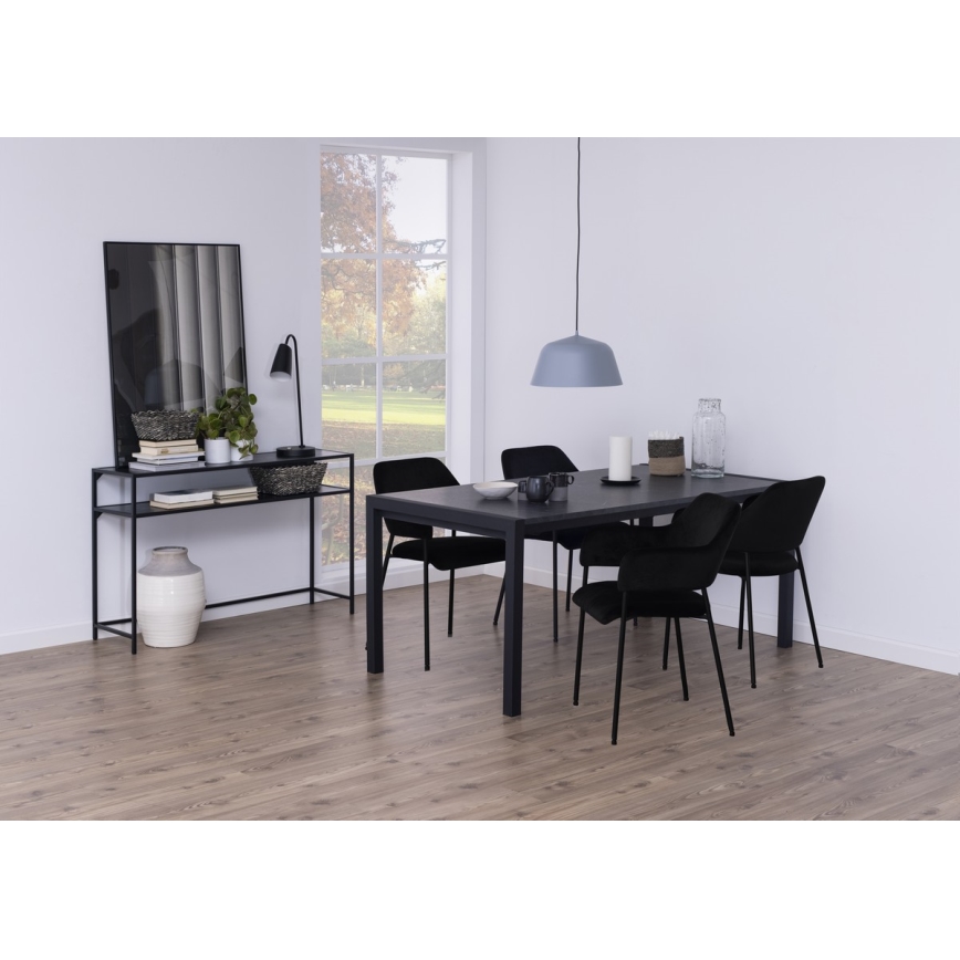 Table console SARON anthracite