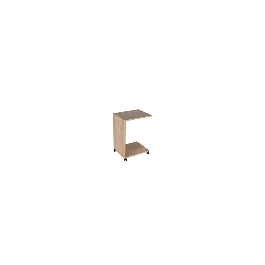 Table d'appoint 65x35 cm marron