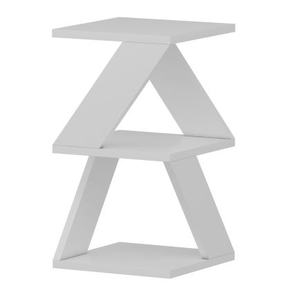 Table d'appoint ALBENI 50x30 cm blanc