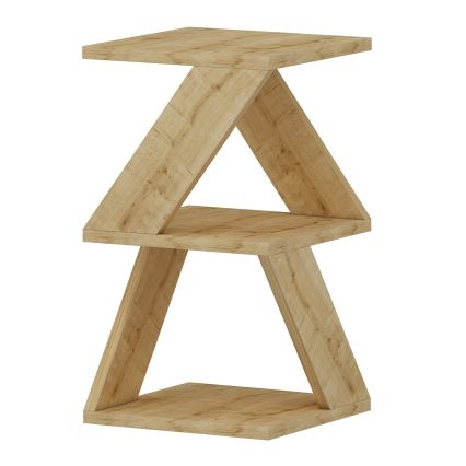 Table d'appoint ALBENI 50x30 cm marron