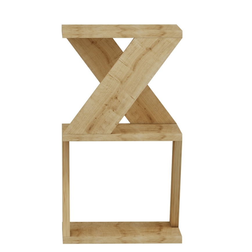 Table d'appoint ALBENI 50x30 cm marron