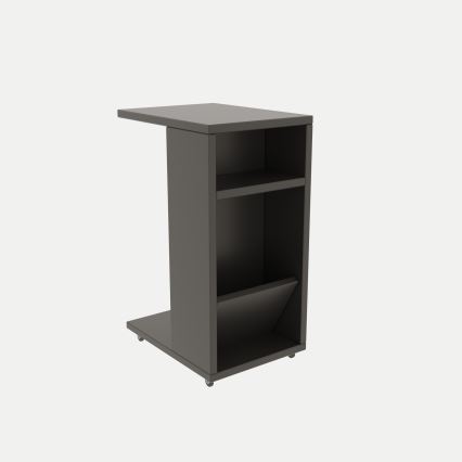 Table d'appoint FILINTA 63x40 cm anthracite