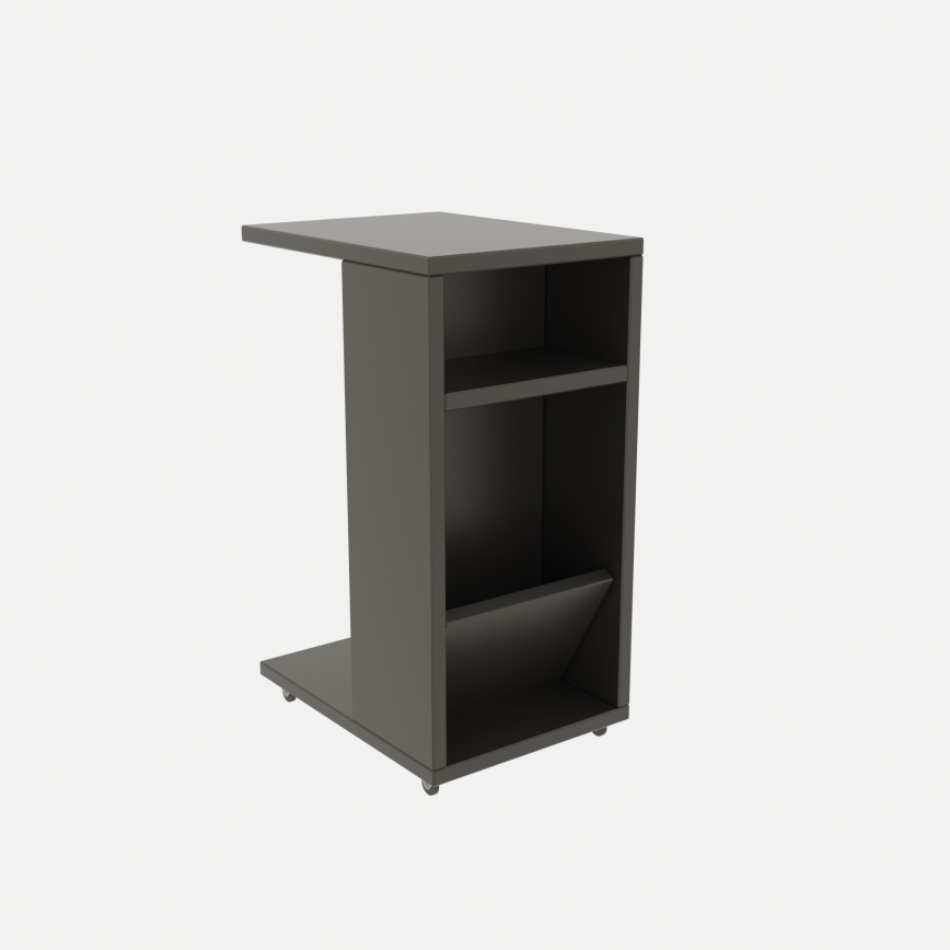 Table d'appoint FILINTA 63x40 cm anthracite
