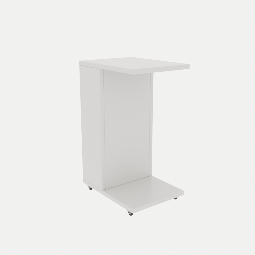 Table d'appoint FILINTA 63x40 cm blanche