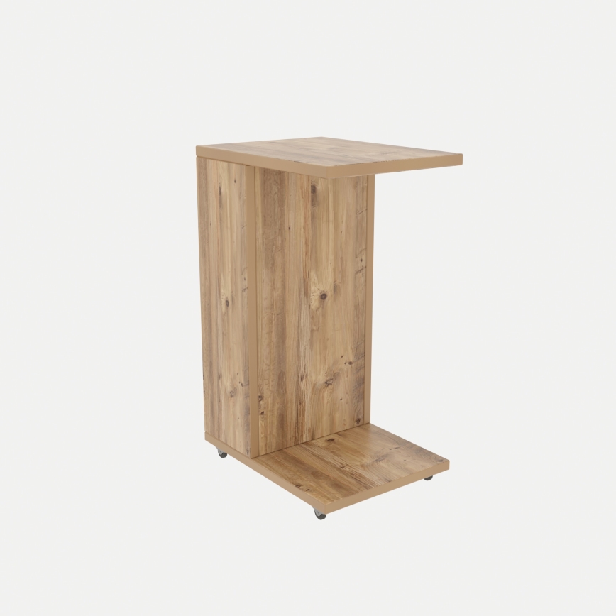 Table d'appoint FILINTA 63x40 cm marron