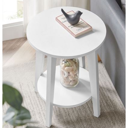Table d'appoint KAEL blanche
