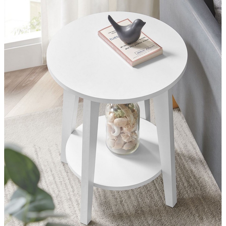Table d'appoint KAEL blanche