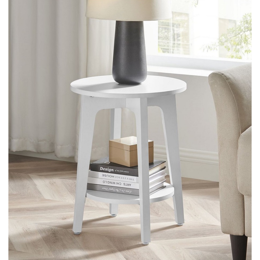 Table d'appoint KAEL blanche