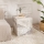 Table d'appoint KUP 50x45 cm décor en marbre