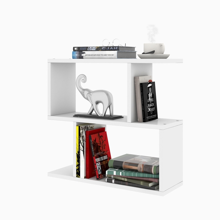 Table d'appoint LALE 55x60 cm blanc