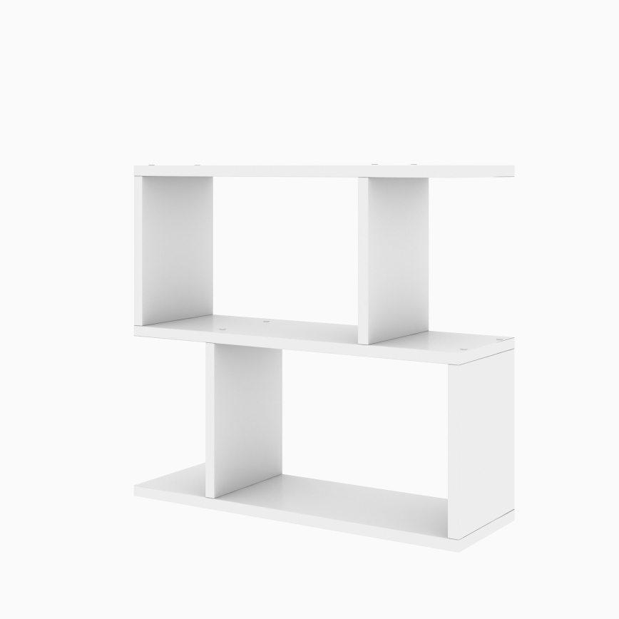 Table d'appoint LALE 55x60 cm blanc