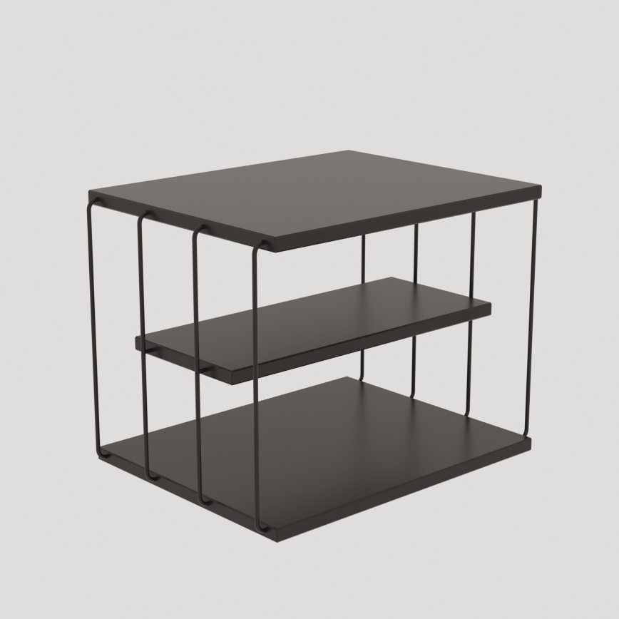 Table d'appoint LIFON 40x50 cm anthracite