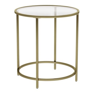 Table d'appoint LYRA dorée