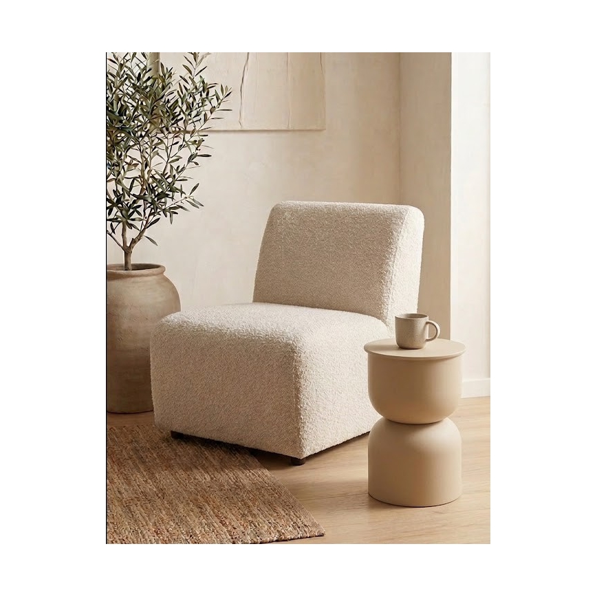 Table d'appoint PETIT Ø 31 cm beige