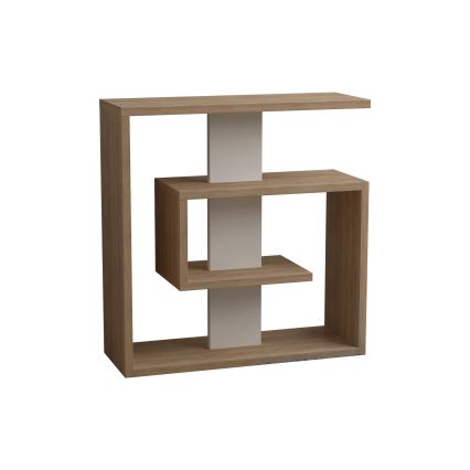 Table d'appoint SALY 57x55 cm beige/marron