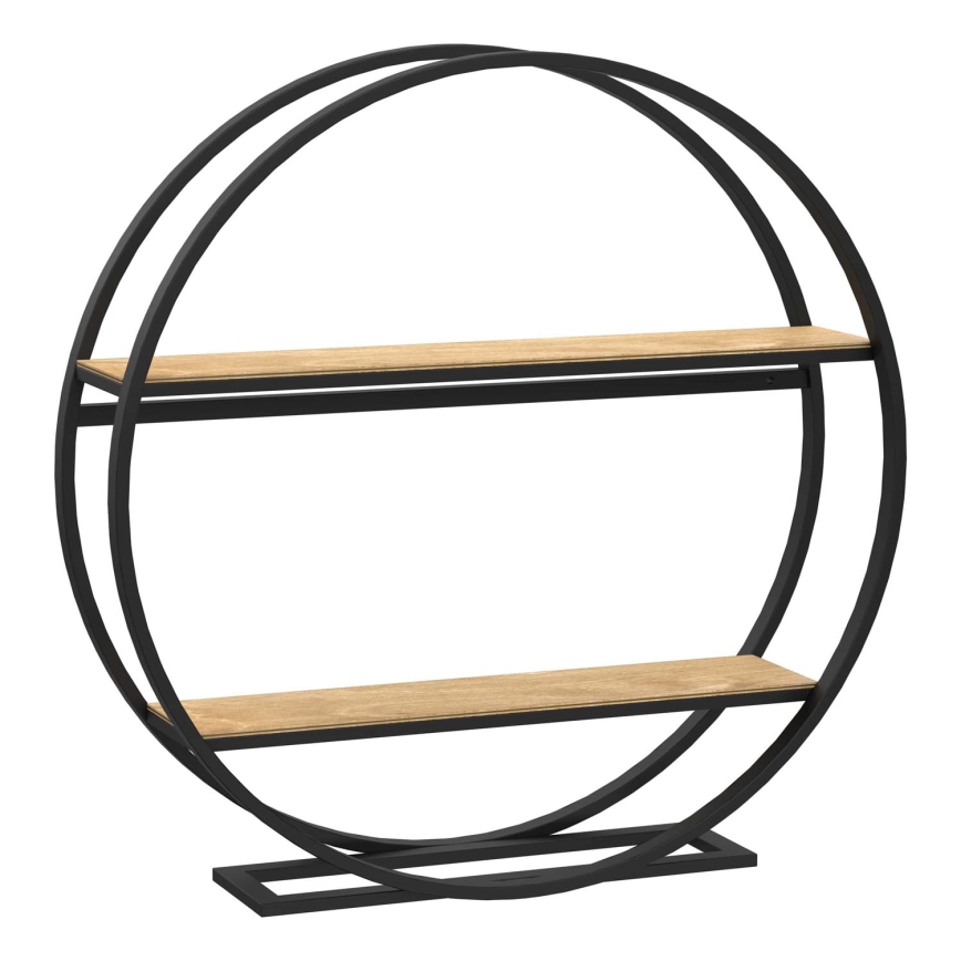 Table d'appoint SHELF d. 62,5 cm chêne