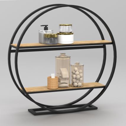 Table d'appoint SHELF d. 62,5 cm chêne